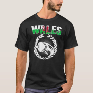 Camiseta Wales Ping Pong Welsh Mesa Team Suportado
