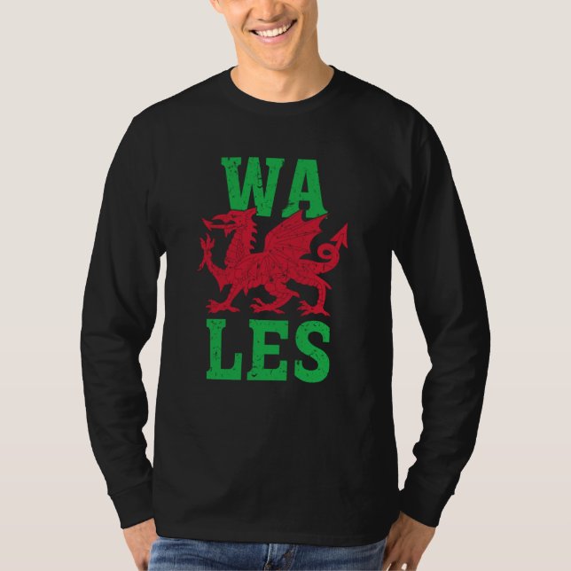 Camiseta Wales Pride Home Country Welsh Flag (Frente)