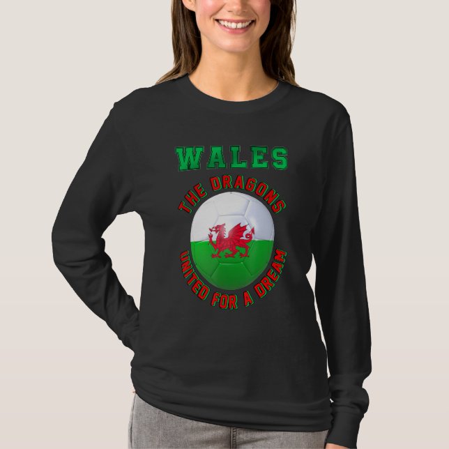Camiseta Wales  Slogan for Welsh football team v2 (Frente)