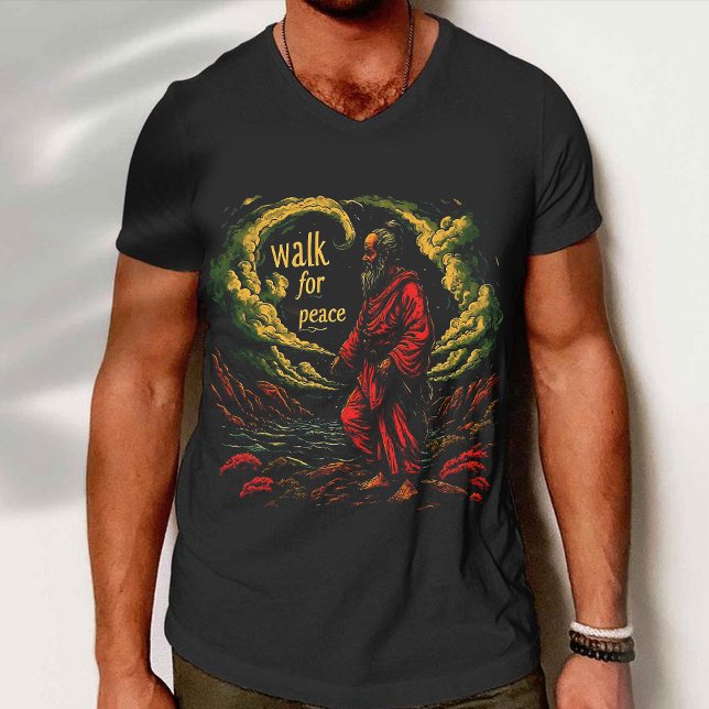 Camiseta "Walk for Peace" T-Shirt - Peaceful & Stylish  (Criador carregado)