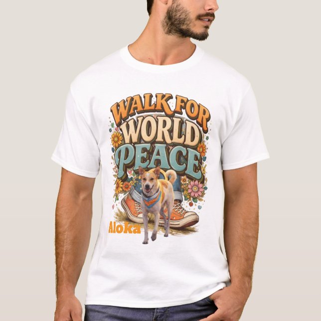 Camiseta Walk for World Peace (Frente)