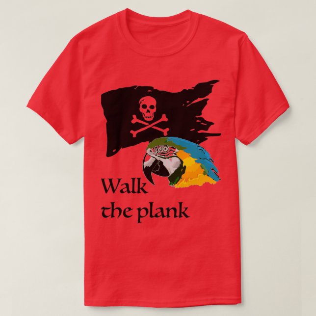 Camiseta Walk the plank (Frente do Design)