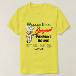Camiseta Walker Bros. Illinois, A Casa De Pancake Original.