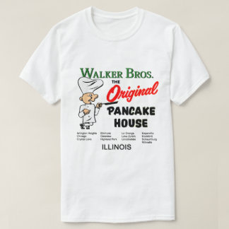 Camiseta Walker Bros. Illinois, A Casa De Pancake Original.