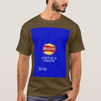 Camiseta Walkers Cheese Onion Crises design 