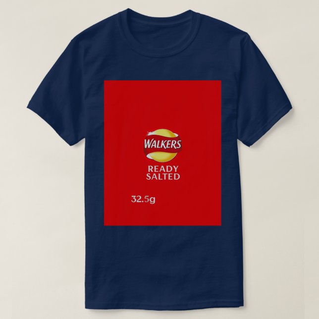 Camiseta Walkers Ready Salgado Crisps design  (Frente do Design)