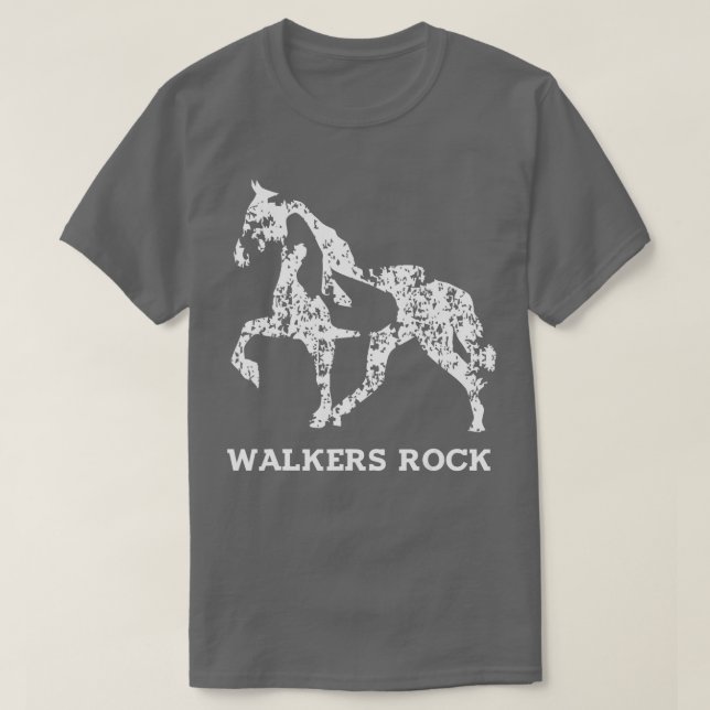 Camiseta Walkers Rock Tee  Tennessee Walking Horse Shirt  (Frente do Design)