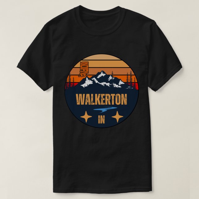 Camiseta Walkerton, Indiana (Frente do Design)