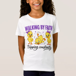 Camiseta Walking By Faith Ducks Girls
