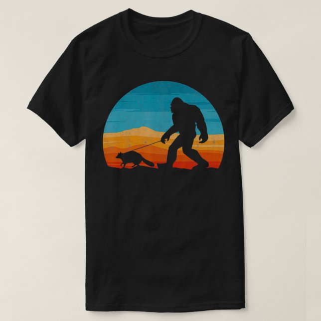 Camiseta Walking Racoon Lover (Frente do Design)