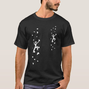 Camiseta Wall Rock Escalonando Carabineer Hiker Alp