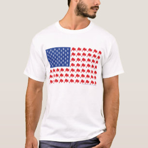Camiseta Wall Street American Flag