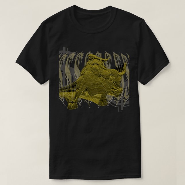 Camiseta Wall Street Bull Graphic (Frente do Design)