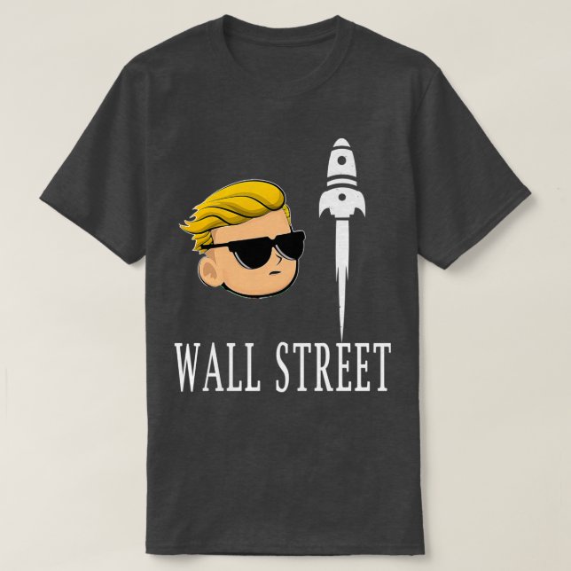 Camiseta Wall Street Rocket 1 (Frente do Design)
