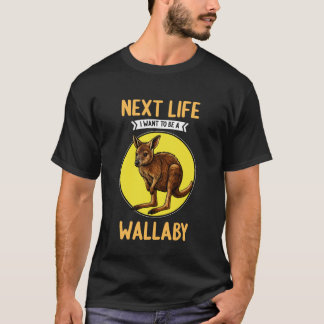 Camiseta Wallabies Na Próxima Vida Eu Quero Ser Um Wallaby