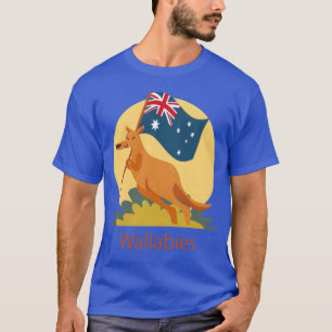 Camiseta Wallabies Rugby austrália time esportivo amigos re