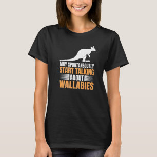 Camiseta Wallaby Kangaroo Citação Para Um Wallaby Kangaroo