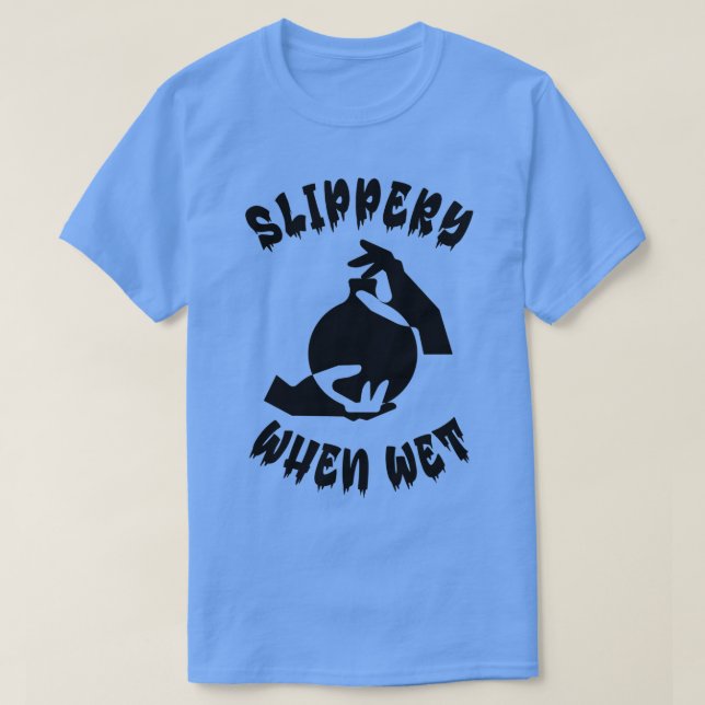 Camiseta WallaceR2 Slippery Quando Clay Molhado 2B (Frente do Design)
