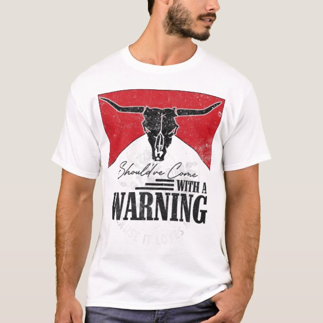 Camiseta Wallen Bullhead, Cowboy Wallen T-Shirt (Frente)