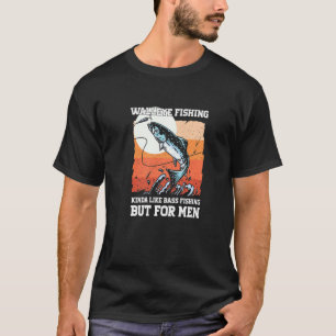 Camiseta Walleye A Pescar Como A Pesca De Bass Mas Para Mim
