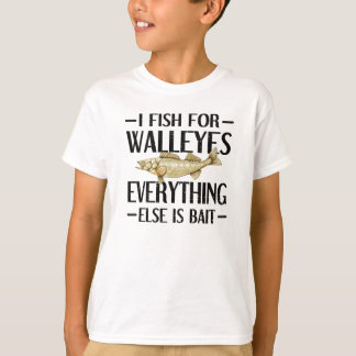 Camiseta Walleye Pescando Pista Angler Walleye Pescador