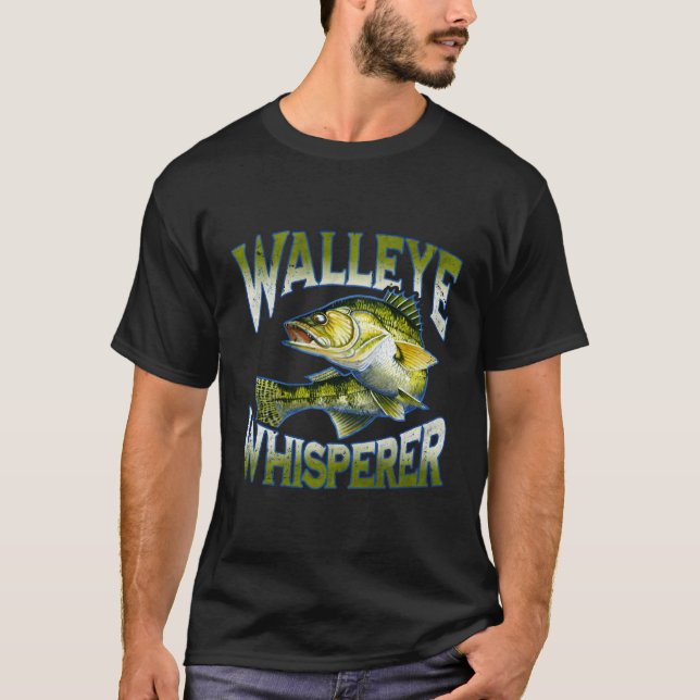 Camiseta Walleye Whisperer Fisheries Fisher (Frente)