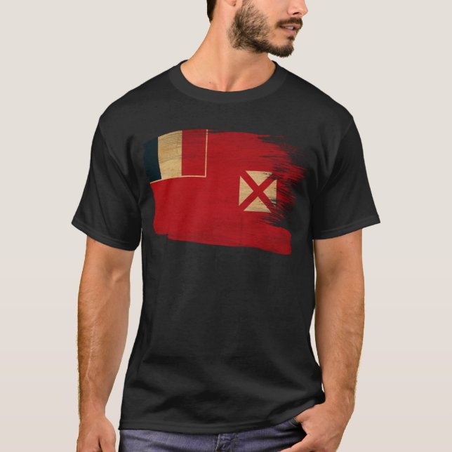Camiseta Wallis e bandeira de Futuna (Frente)