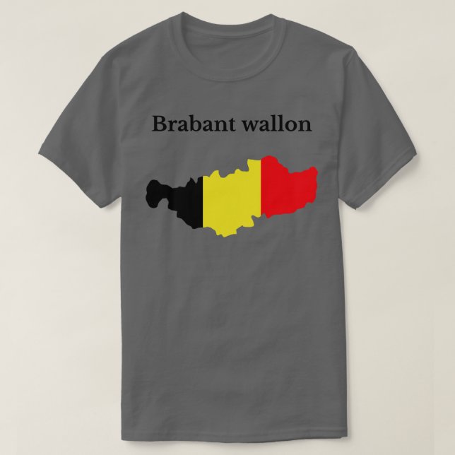 Camiseta Walloon Brabant Província da Bélgica (Frente do Design)