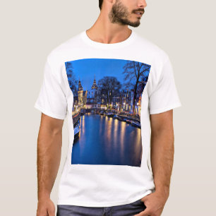 Camiseta Wallpaper de Amesterdã Night-67657