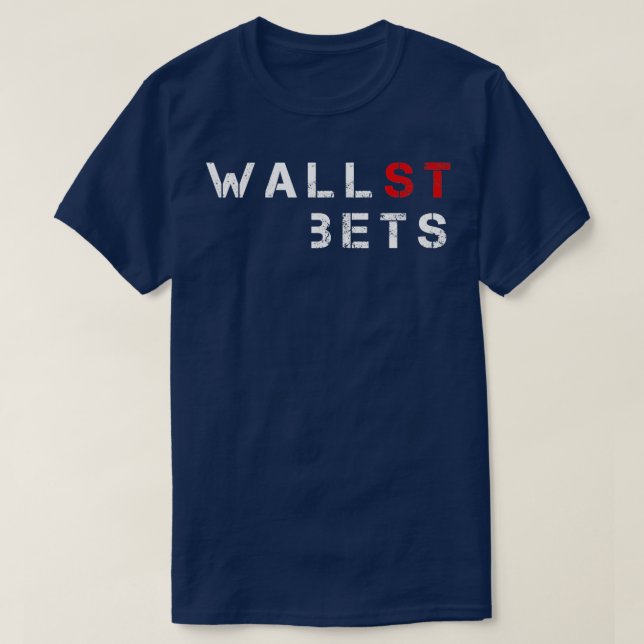 Camiseta WallStBets Negociação de Títulos de Dívida 11 (Frente do Design)
