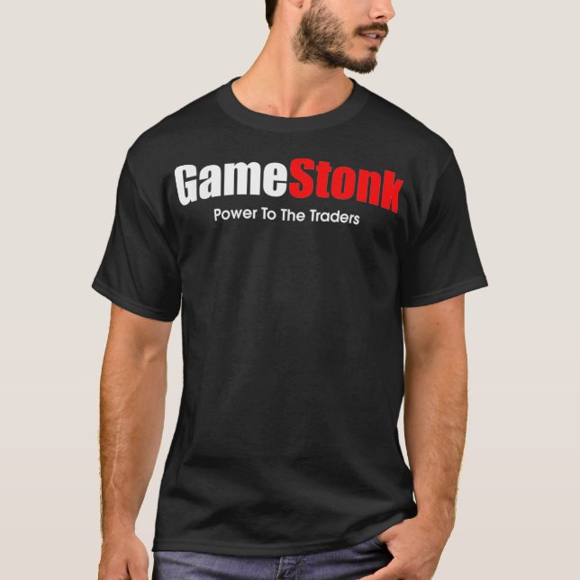 Camiseta Wallstreetbets GameStonk - Mercado de ações WSB (Frente)