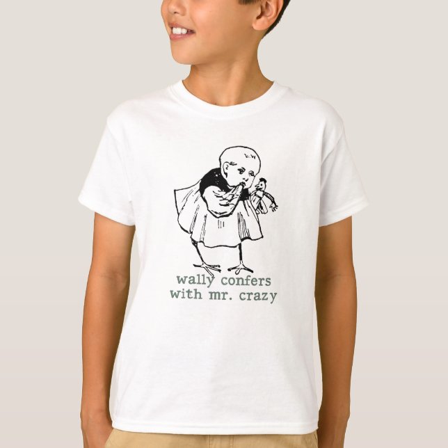 Camiseta Wally e o Sr. Kids Crazy T-shirt (Frente)
