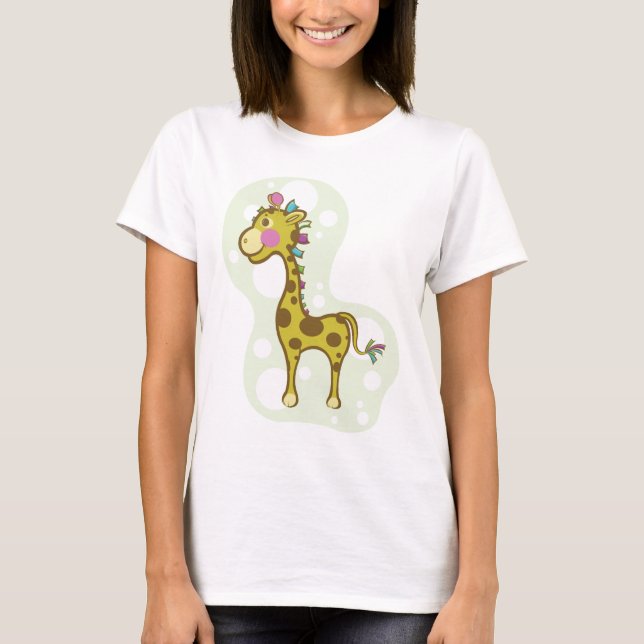 Camiseta Wally, o caráter da girafa (Frente)