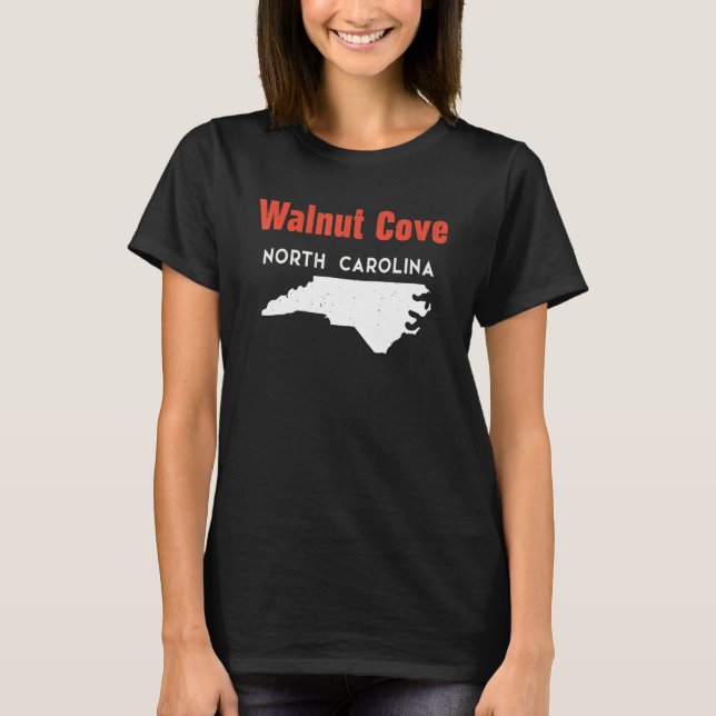 Camiseta Walnut Cove North Carolina Estados Unidos América  (Frente)