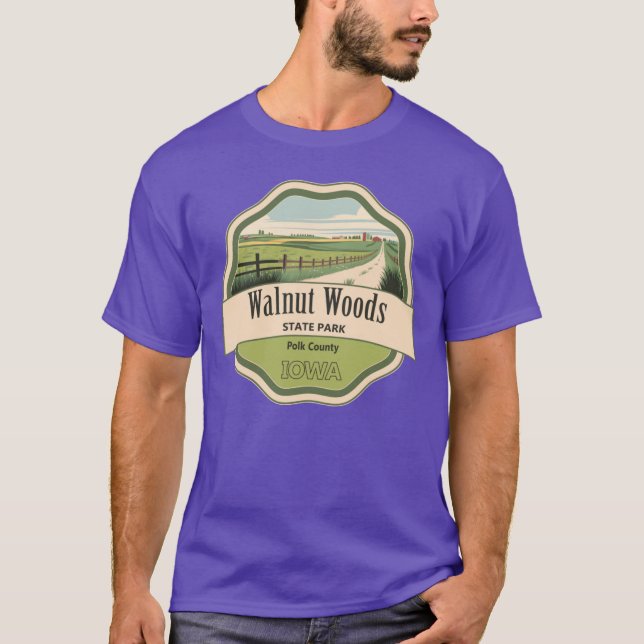 Camiseta Walnut Woods State Park (Frente)
