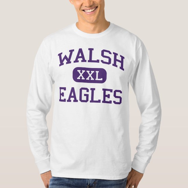 Camiseta Walsh - Eagles - segundo grau - Walsh Colorado (Frente)