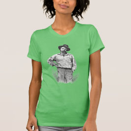 Camiseta Walt Whitman "Eu acredito em uma folha de erva" Co