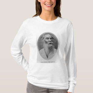 Camiseta Walt Whitman, fotografado em 1889
