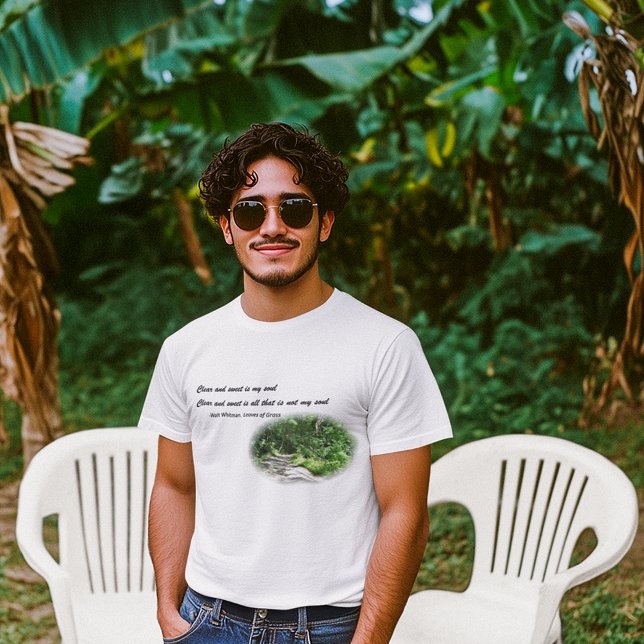 Camiseta Walt Whitman Poetry (Criador carregado)