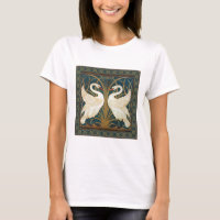 Walter Crane Swan, Rush E Iris Art Nouveau