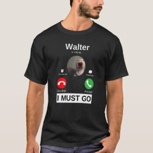 Camiseta Walter Dog Chama Bull Terrier Animal Humor M