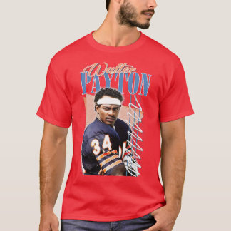 Camiseta Walter Payton 80s Retro-Estético