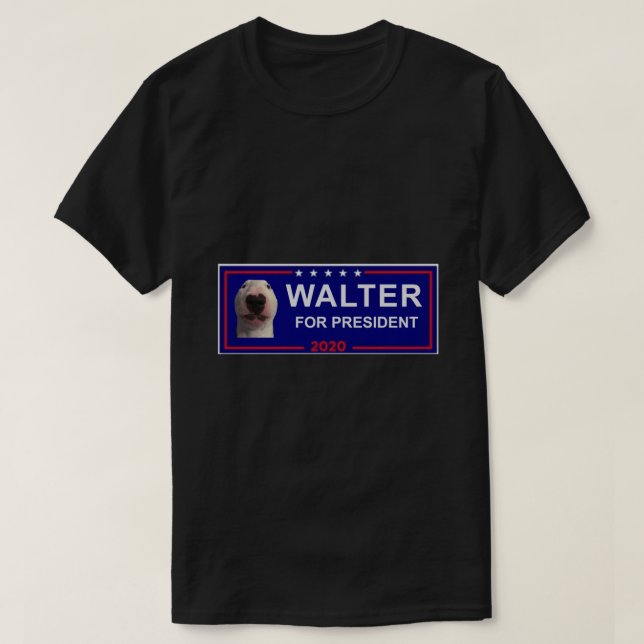 Camiseta walter the dog for president Classic T-Shirt (Frente do Design)