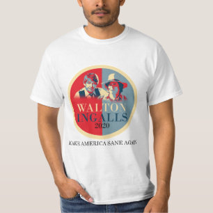 Camiseta Walton/Ingalls 2020 - faça América sã outra vez
