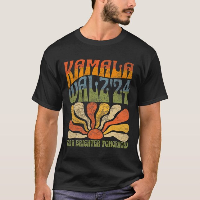 Camiseta Waltz 2024 Election Kamala Harris Tim Waltz 2024 5 (Frente)