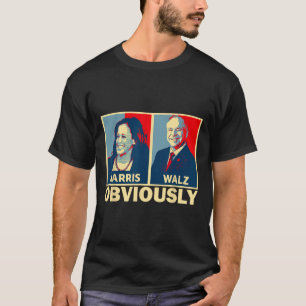 Camiseta Waltz 2024 Obviamente Tim Walz Kamala Harris 2024