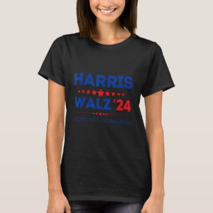 Camiseta Waltz Não Vamos Voltar Para Kamala Harris 2024