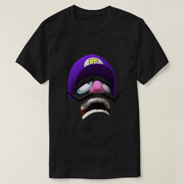 Camiseta Waluigi Face  (Frente do Design)