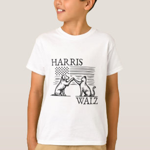 Camiseta Walz 2024 Presidente Americano Flag Kamala Harris