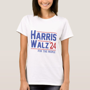 Camiseta Walz 2024 Presidente Americano Flag Kamala Harris